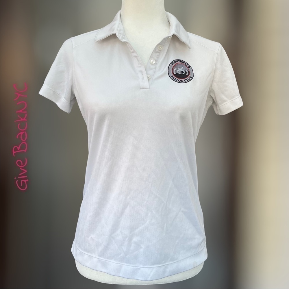 Y2K Nike Golf Monticello Motor Club Dri-Fit Polo T-Shirt Size Small